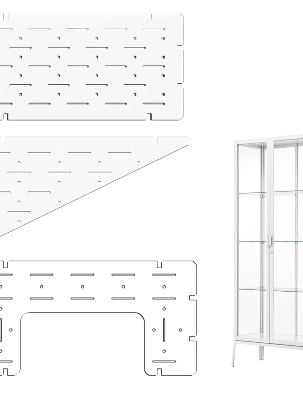 Replacement Shelves for IKEA Milsbo Tall Greenhouse Cabinet-new With Tags